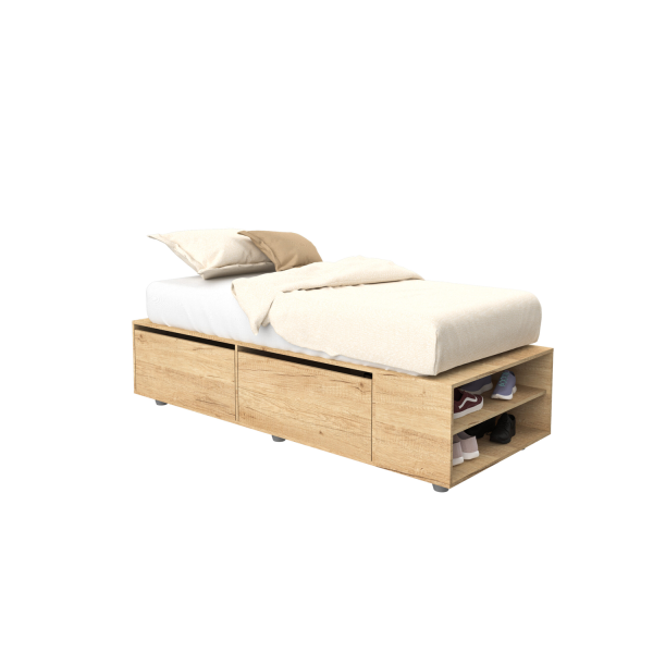 CAMA BOX DELOS 1 PLAZA ROBLE NEBRASKA NATURAL
