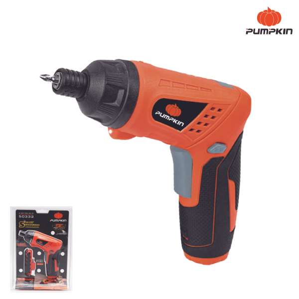 ATORNILLADOR PUMPKIN INALAMBRICO 4 VELOCIDADES