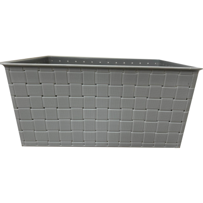 CANASTO ORGANIZADOR SIMIL RATTAN GRIS CANASTO ORGANIZADOR SIMIL RATTAN GRIS