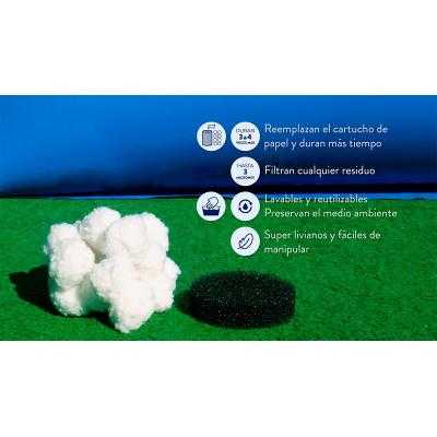 POMPONES FILTRANTES PARA BOMBA PELOPINCHO