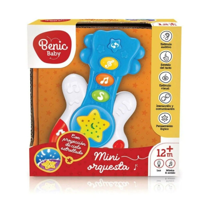JUGUETE GUITARRA CON LUZ Y SONIDO JUGUETE GUITARRA CON LUZ Y SONIDO