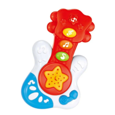 JUGUETE GUITARRA CON LUZ Y SONIDO JUGUETE GUITARRA CON LUZ Y SONIDO