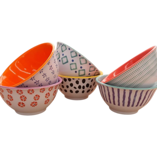 BOWL MELAMINA ESTAMPADA 15CM