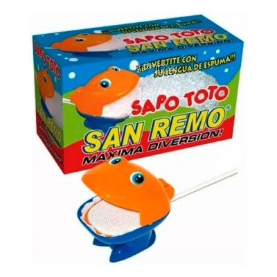 SAPO TOTO LANZA ESPUMA