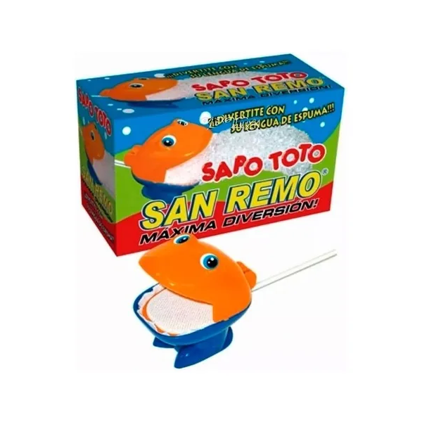 SAPO TOTO LANZA ESPUMA