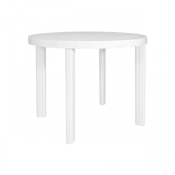 MESA REDONDA PLASTICA GUINEA 90CM