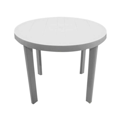 MESA REDONDA PLASTICA GUINEA 90CM