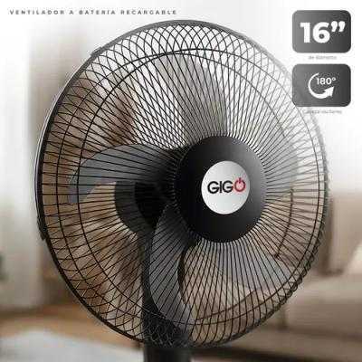 VENTILADOR DE PIE 16" GIGO A BATERIA VENTILADOR DE PIE 16" GIGO A BATERIA