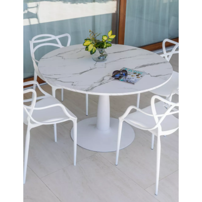 MESA ELLENA CIRCULAR SIMIL MARMOL AVELINO MESA ELLENA CIRCULAR SIMIL MARMOL AVELINO