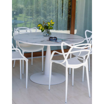 MESA ELLENA CIRCULAR SIMIL MARMOL AVELINO MESA ELLENA CIRCULAR SIMIL MARMOL AVELINO