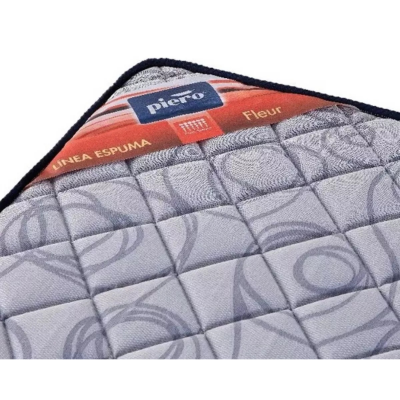 COLCHON PIERO 1 PLAZA FLEUR MATELASSE DOBLE PILLOW COLCHON PIERO 1 PLAZA FLEUR MATELASSE DOBLE PILLOW