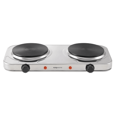 ANAFE ELECTRICO DOBLE KANJI SILVER