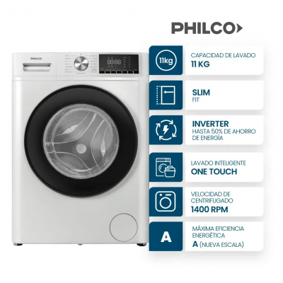 LAVARROPAS PHILCO 11KG INVERTER