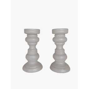 UNICA SET X2 CANDELABRO PERLA