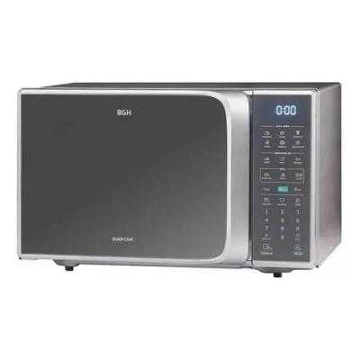 MICROONDAS BGH 23L DIGITAL SILVER