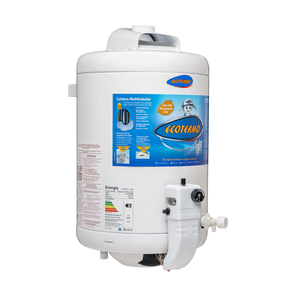 TERMOTANQUE ECOTERMO 53L A/R CARGA INFERIOR GN
