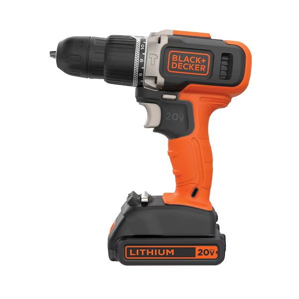 TALADRO B&D 20V 13MM PERCUTOR-INALAMBRICO