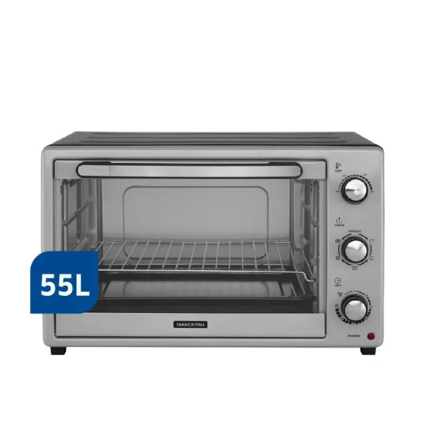 HORNO ELECTRICO TRAMONTINA 55L SILVER