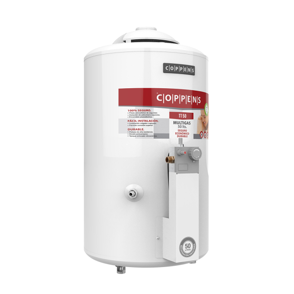 TERMOTANQUE COPPENS 50L MULTIGAS
